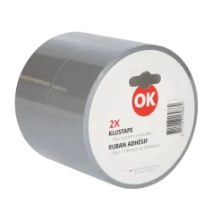 OK set met 2 klus- reparatietapes 25 m x 50 mm