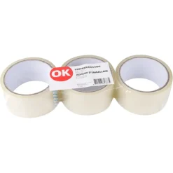 OK verpakkingstapeset 48 mm x 30 m (3 stuks)