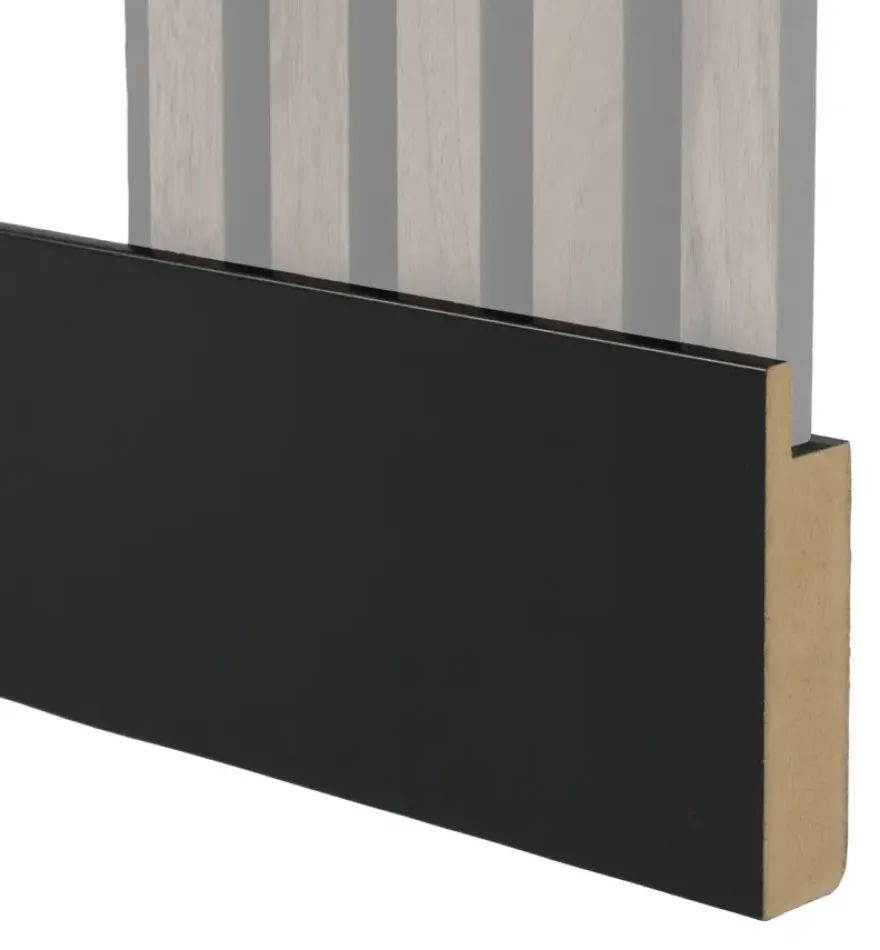 Onder-bovenplint voor lattenwand 11,7 x 244 cm