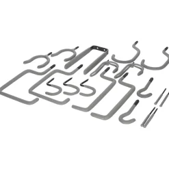 Opbergset haken grijs 20 stuks