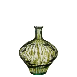 Palermo vaas recycled glas groen - h46xd37cm