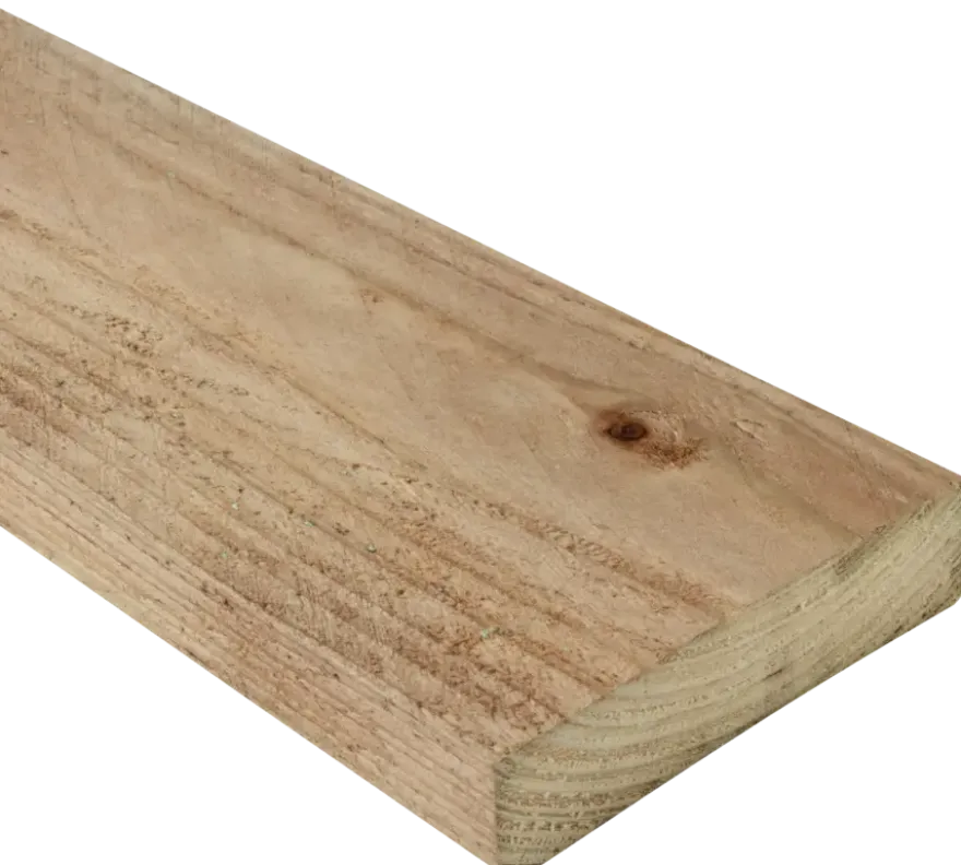Palletplank vuren/grenen verouderd bruin 22x100 mm 200 cm