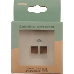 Peha Standard Centraalplaat UTP crème