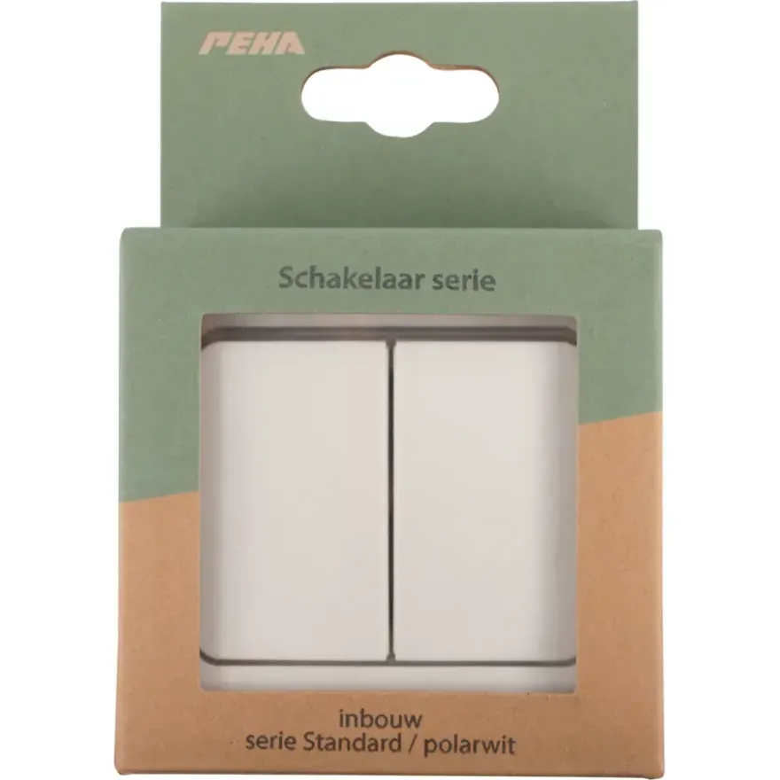 PEHA Standard serieschakelaar wit