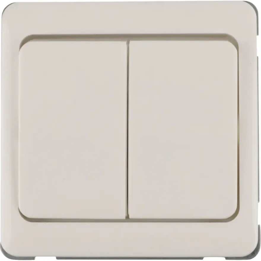 PEHA Standard wissel-wisselschakelaar wit