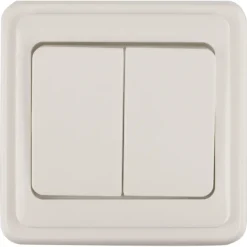 PEHA Standard wissel-wisselschakelaar wit