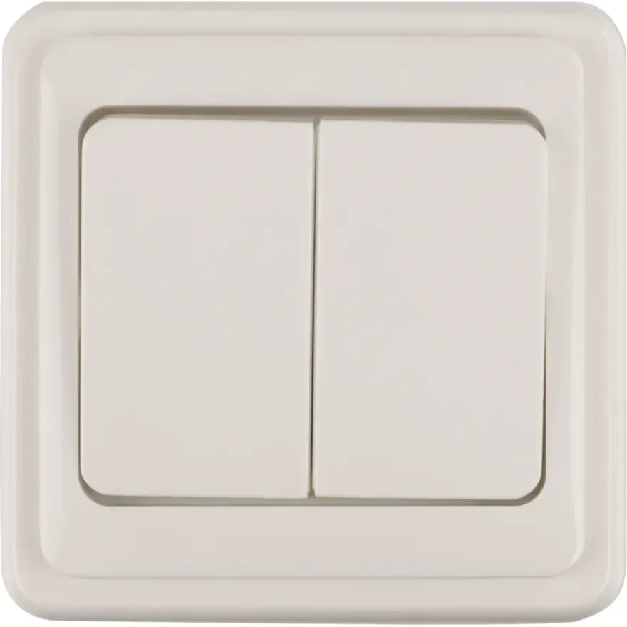 PEHA Standard wissel-wisselschakelaar wit