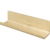 Pekodom dubbelgevouwen wandplank naturel berken 14x60x12 cm (hxbxd)