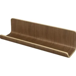 Pekodom dubbelgevouwen wandplank walnoot berken 14x60x12 cm (hxbxd)