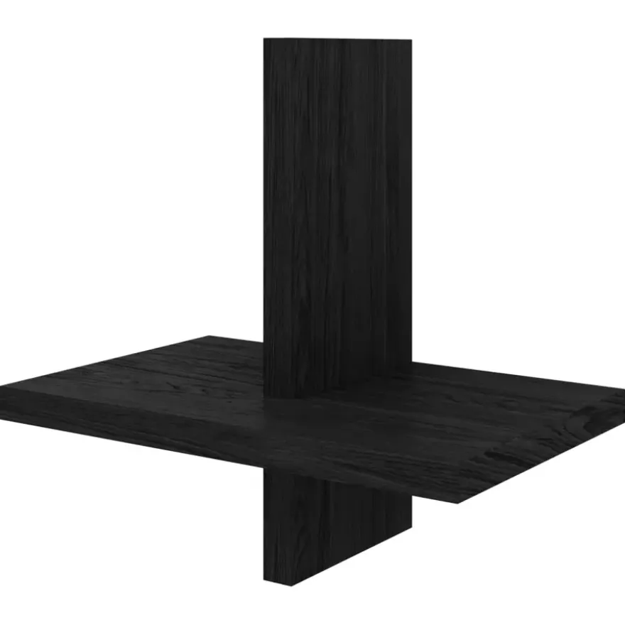 Pekodom wandplank enkel zwart 23,5x15x23,5