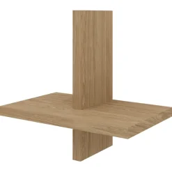 Pekoodm wandplank enkel naturel 23,5x15x23,5 cm