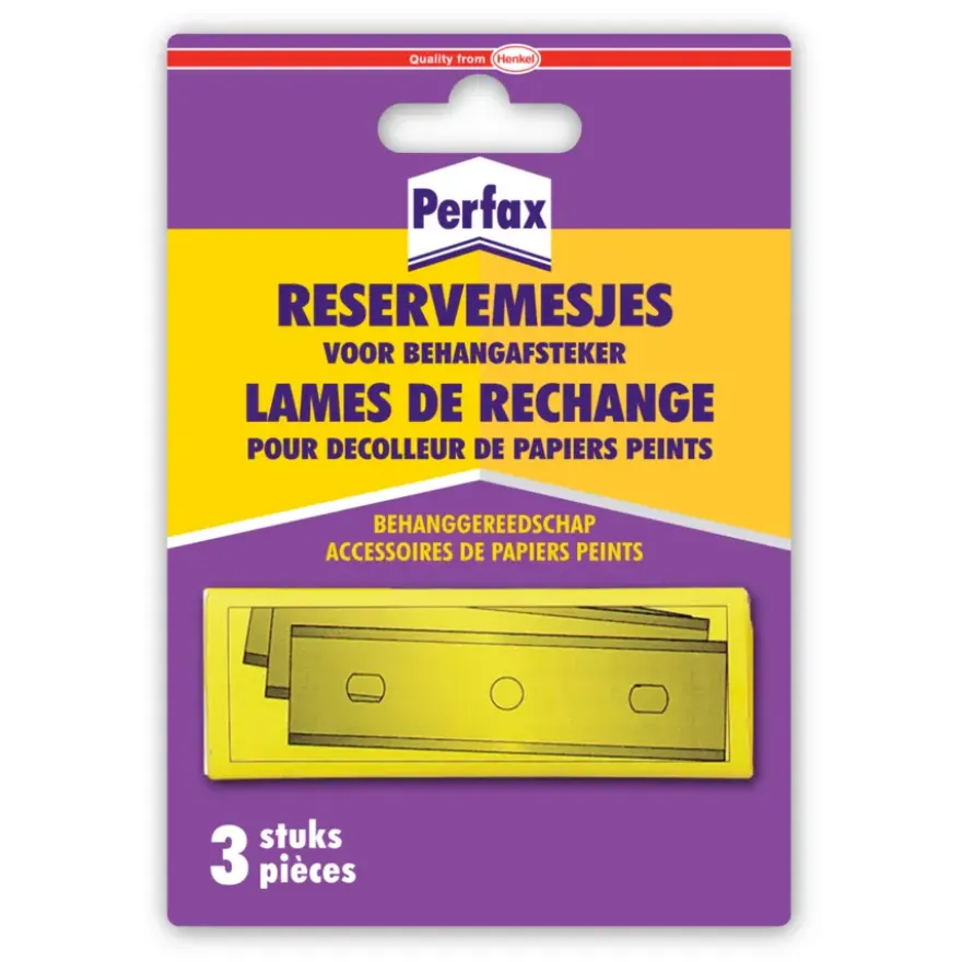 Perfax reservemessen behangafsteker