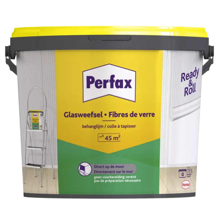 Perfax Ready & Roll behanglijm glasweefsel 9 kg