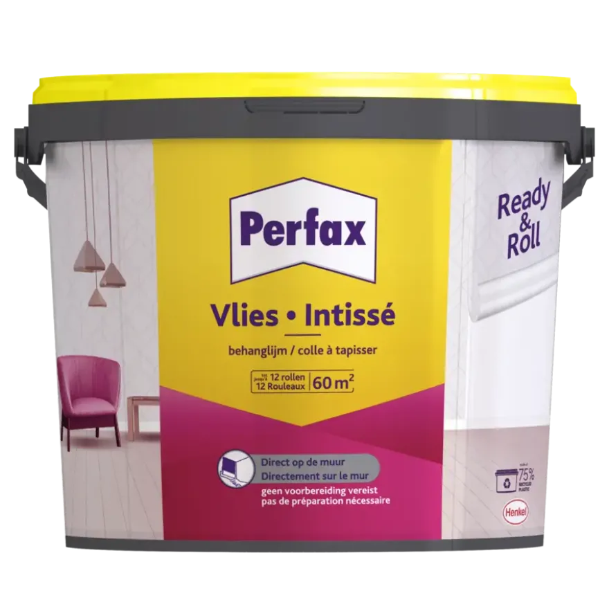 Perfax Ready & Roll behanglijm vliesbehang 9 kg
