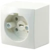 Perilex Wandcontactdoos Opbouw Crème