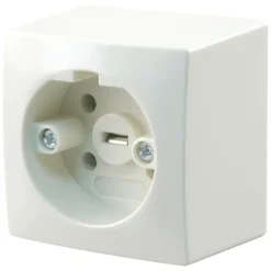 Perilex Wandcontactdoos Opbouw Crème
