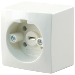 Perilex Wandcontactdoos Opbouw Crème
