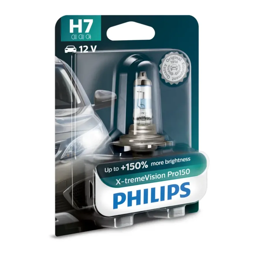 Philips autolamp H7 X-treme Vision Pro150 12972XVPB1