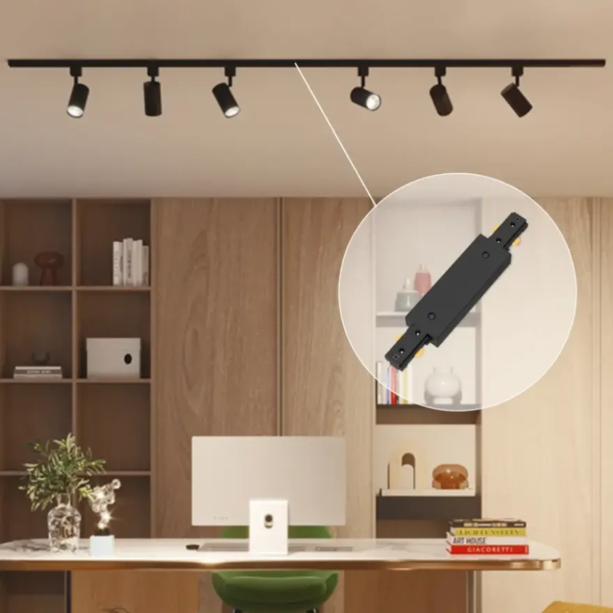 Philips EasyLink dubbelzijdige stroomaansluiting railverlichting zwart