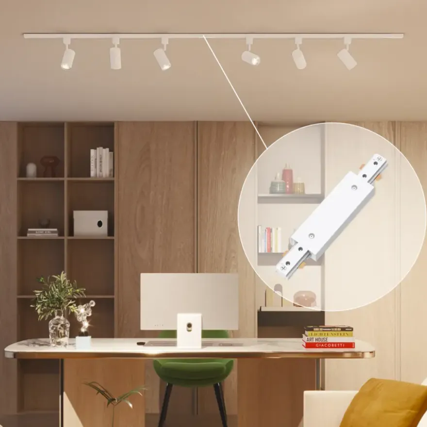 Philips EasyLink dubbelzijdige stroomaansluiting railverlichting wit