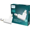 Philips EasyLink L-vormige connector rechtse hoek railverlichting wit