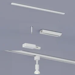 Philips EasyLink L-vormige connector rechtse hoek railverlichting wit