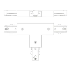 Philips EasyLink T-vormige connector railverlichting wit