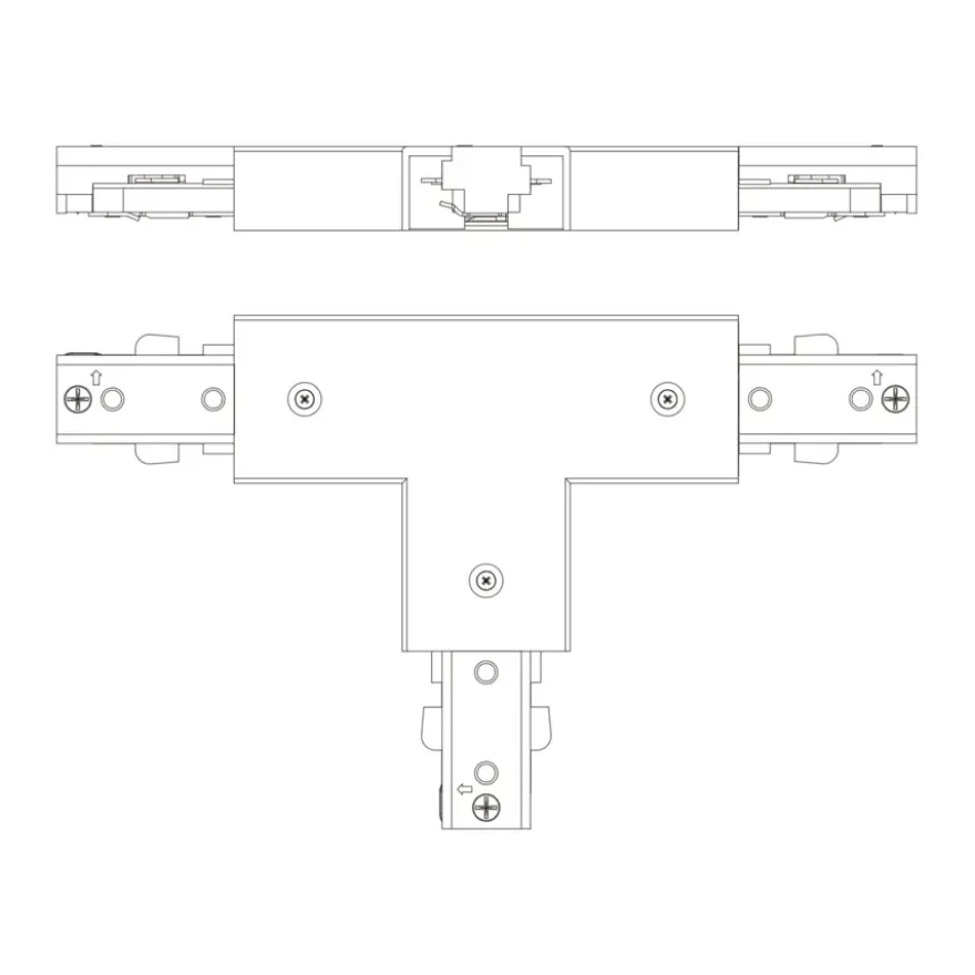 Philips EasyLink T-vormige connector railverlichting wit