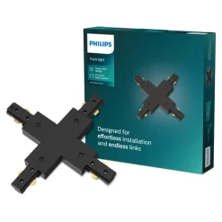 Philips EasyLink X-vormige conector railverlichting zwart