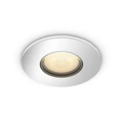 Philips Hue badkamerinbouwspot Adore chroom - warm tot koelwit licht 4.2W - 1 spot