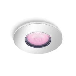 Philips Hue badkamerinbouwspot Xamento chroom - wit en gekleurd 6W - rond