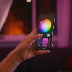 Philips Hue inbouwspot zwart Ø90mm