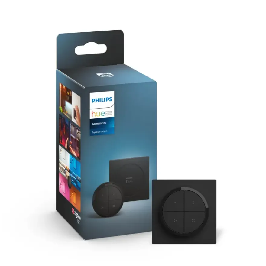 Philips Hue Tap dial switch draaischakelaar zwart