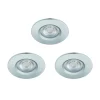Philips inbouwspots Dive chroom set van 3