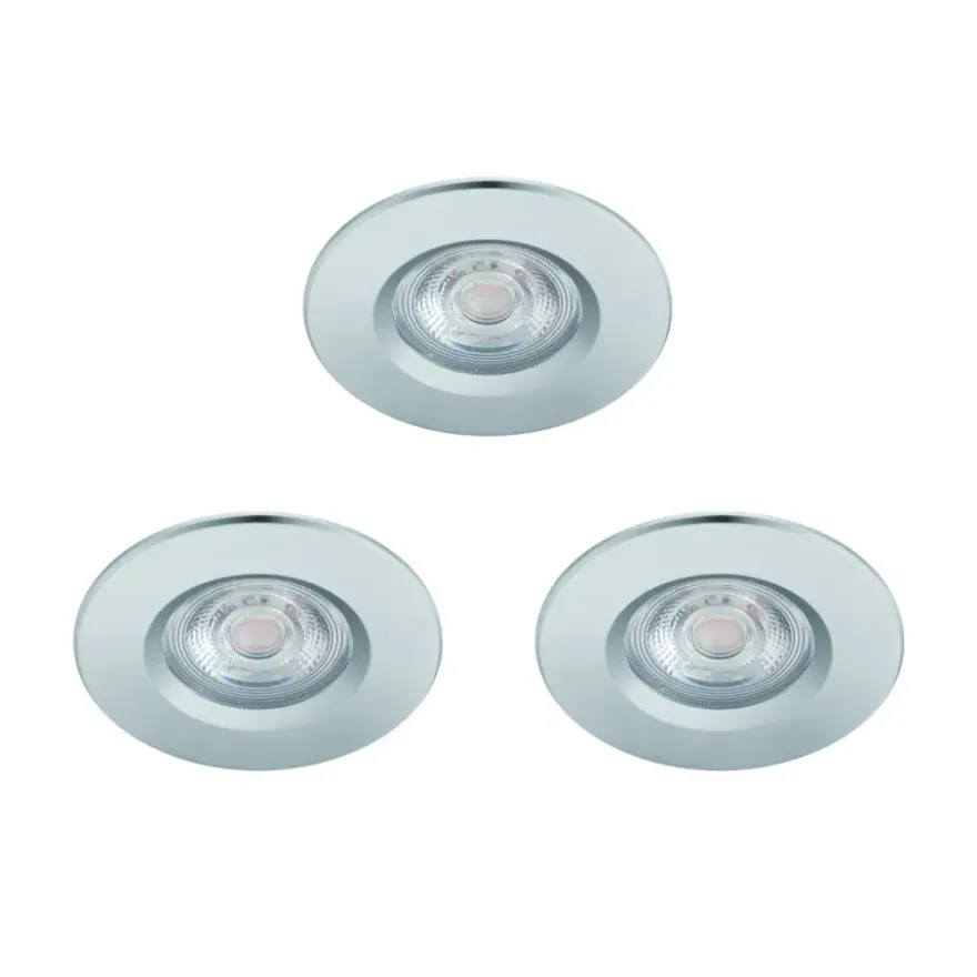 Philips inbouwspots Dive chroom set van 3