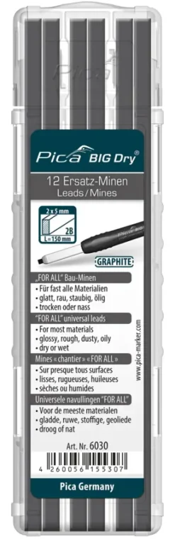 Pica 6030 BIG Dry Navulling grafiet