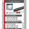 Pica 6045 BIG Dry Navulling grafiet, wit & rood