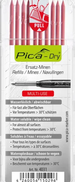 Pica 4031 Dry Navulling rood