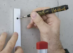 Pica markeerstift voor diepe gaten zwart 150/46