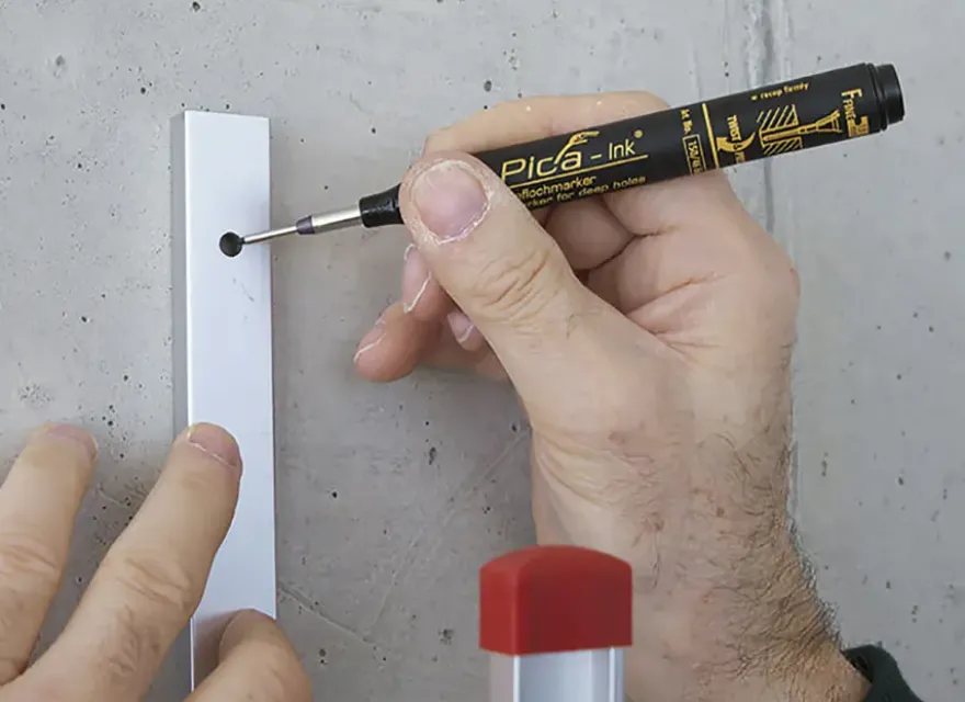 Pica markeerstift voor diepe gaten zwart 150/46