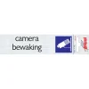 Pickup Alu deurbordje camera bewaking 165x44 mm