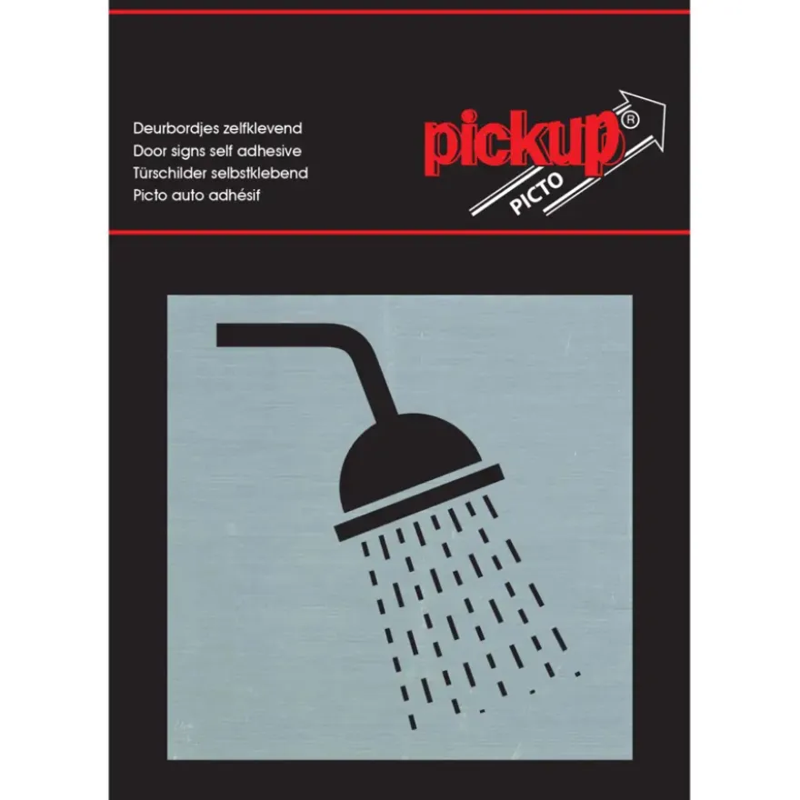Pickup Alu Picto douche 80x80 mm