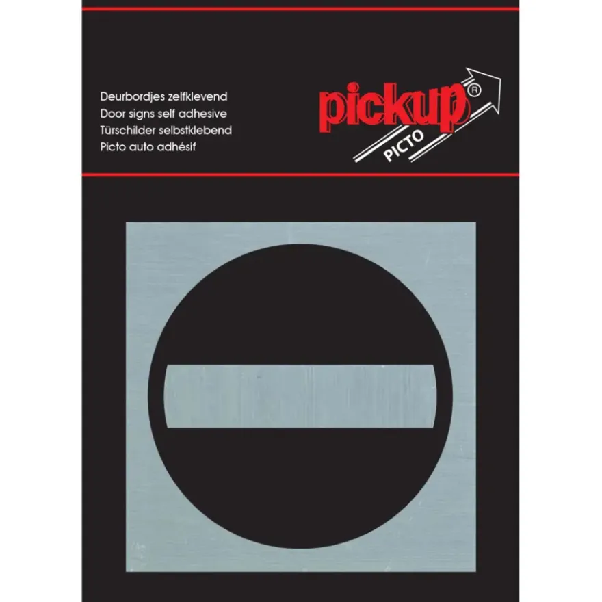 Pickup Alu Picto garderobe 8x8 cm