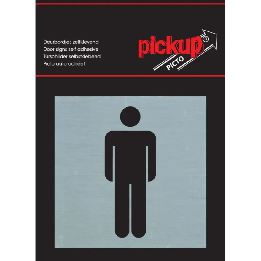 Pickup Alu Picto heren 8x8 cm