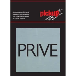 Pickup Alu Picto privé 8x8 cm