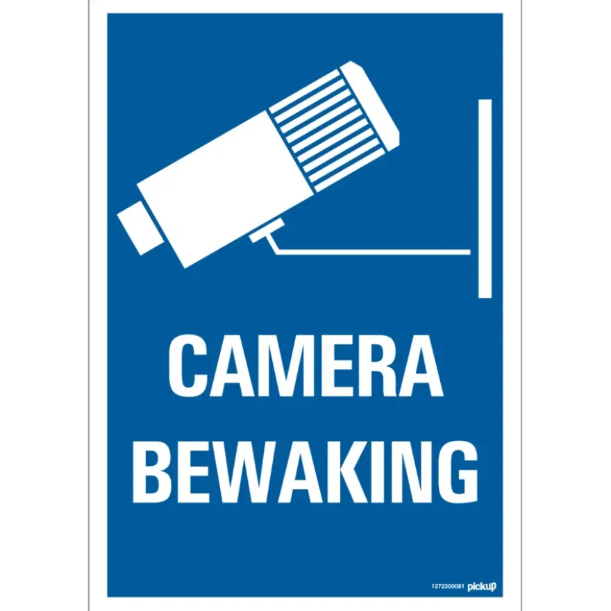 Pickup bord combinatie camera bewaking 23x33 cm