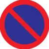 Pickup bord parkeerverbod Ø 30 cm
