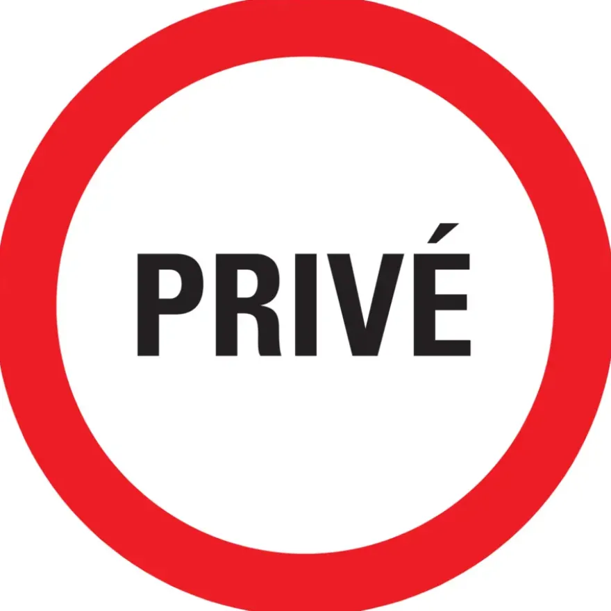 Pickup bord prive Ø 18 cm
