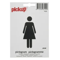 Pickup pictogram Dames 10x10 cm