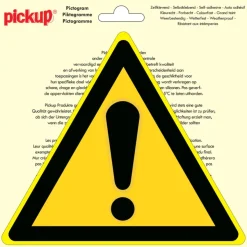Pickup pictogram gevaar 20 cm